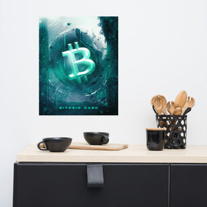 Crypto Poster Bitcoin Cash BCH Themed