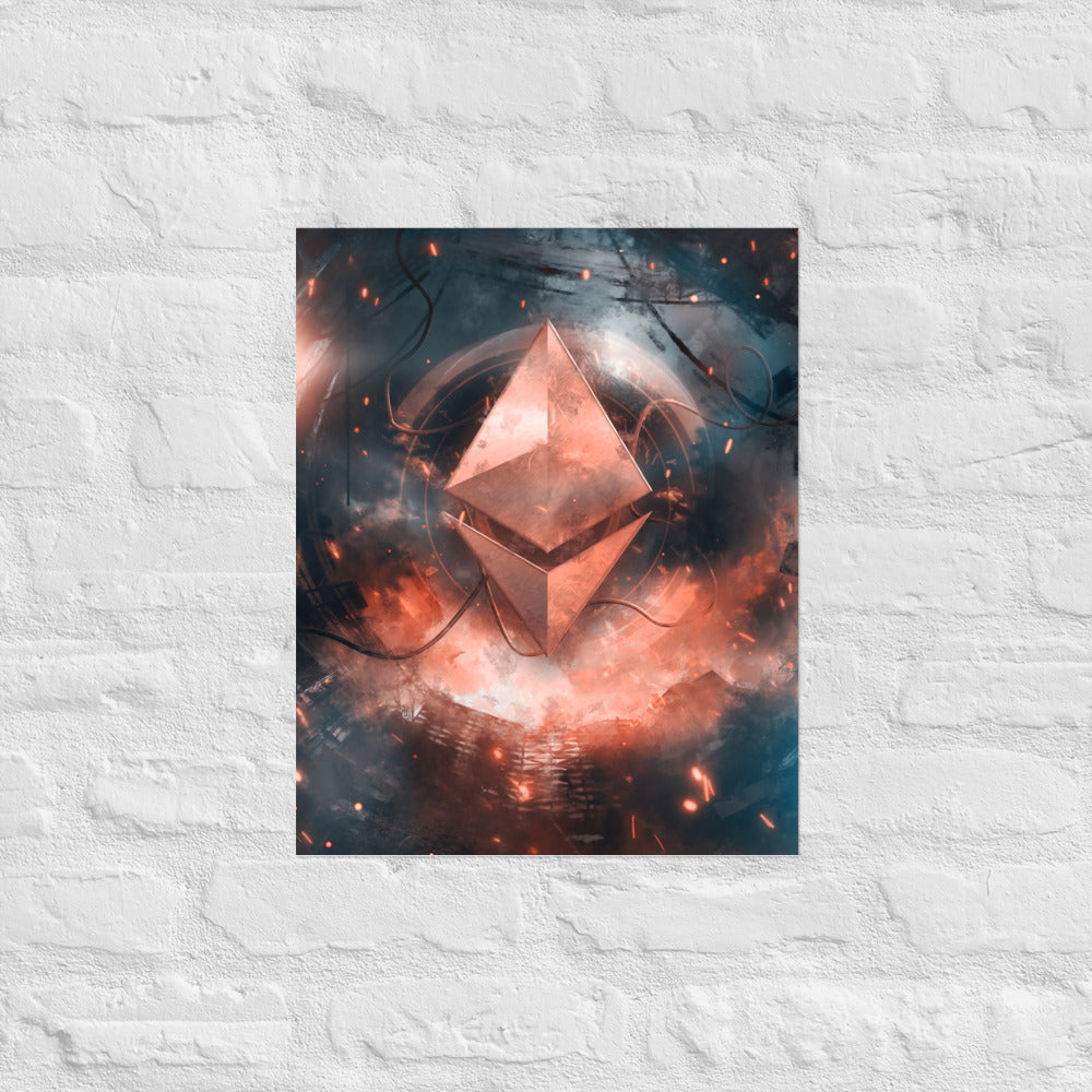 Crypto Poster Ethereum ETH Alternate Universe Themed