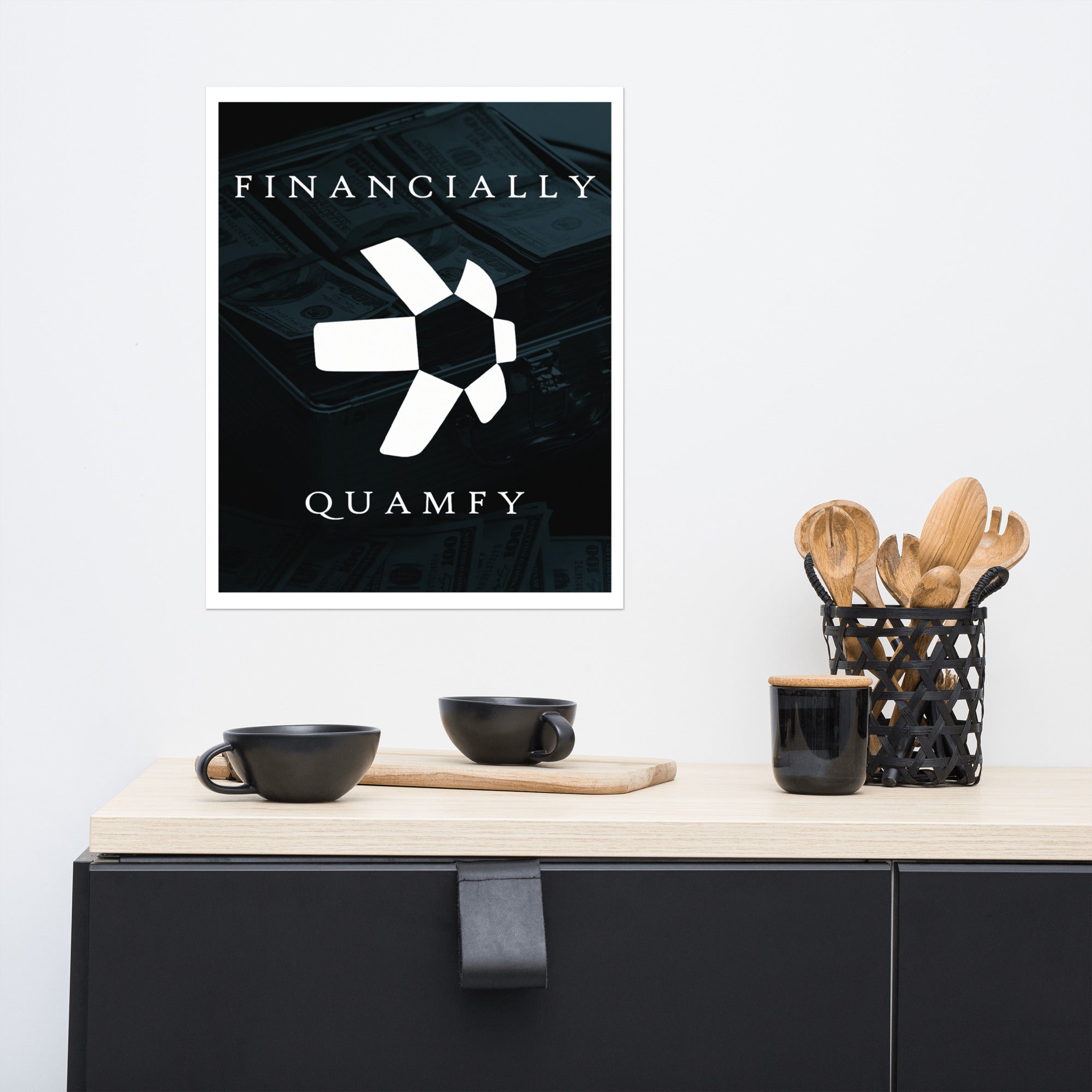 Crypto Poster Quant Network QNT Themed Poster